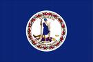 The state flag of Virginia